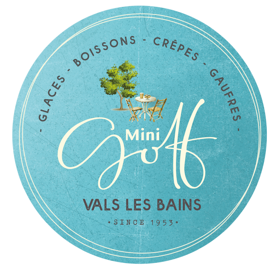 Mini golf bar glacier Vals les Bains en Ardèche